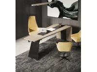 Scrivania direzionale modello Scrivania acciaio e pelle luxury italia in pelle ad un prezzo davvero conveniente