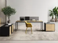 Scrivania direzionale in legno Scrivania ufficio direzionale  fil rouge a marchio Las mobili in offerta