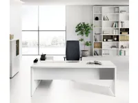 Scrivania direzionale Direzionale delta e poltrona in legno Las mobili in Offerta Outlet