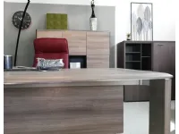 Scrivania direzionale in legno Direzionale iulio a marchio Las mobili a prezzi convenienti