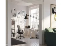 Scrivania operativa in legno Las postazione home office paolo  a marchio Las mobili a prezzi outlet