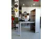 Scrivania direzionale in legno Luca - postazione home office con sedia Las mobili a prezzi convenienti
