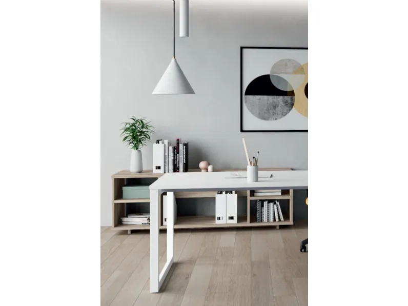 Scrivania direzionale modello Ufficio completo stratos plus Flycom in OFFERTA OUTLET