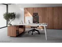 Scrivania modello Ufficio completo  in legno ad un prezzo davvero conveniente