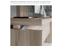 Scrivania direzionale Ufficio completo  in legno Flycom a prezzo Outlet