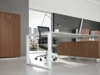 Scrivania direzionale modello Ufficio completo stratos Flycom in OFFERTA OUTLET