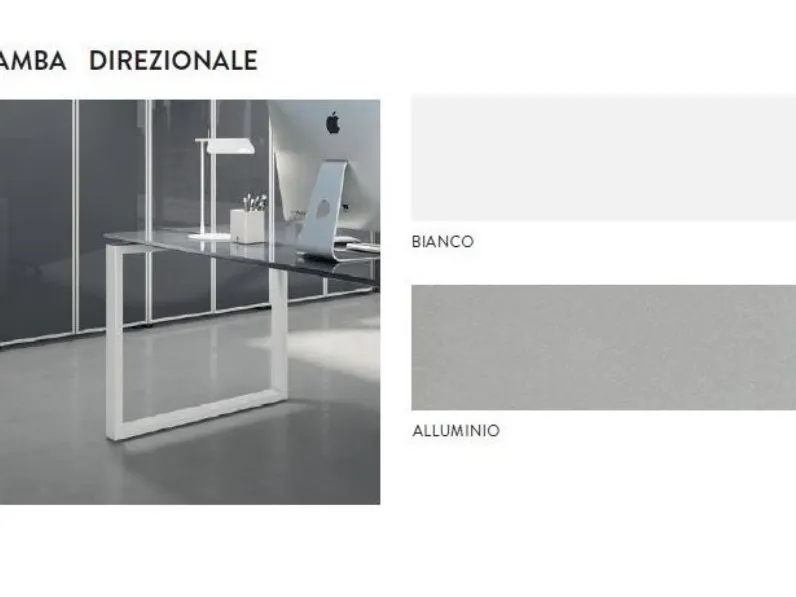 Scrivania direzionale modello Ufficio completo stratos Flycom in OFFERTA OUTLET