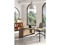 Scrivania operativa modello Sigma con mobile di servizio  Las mobili in OFFERTA OUTLET