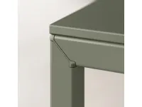 Scrivania operativa modello Sigma con mobile di servizio  Las mobili in OFFERTA OUTLET