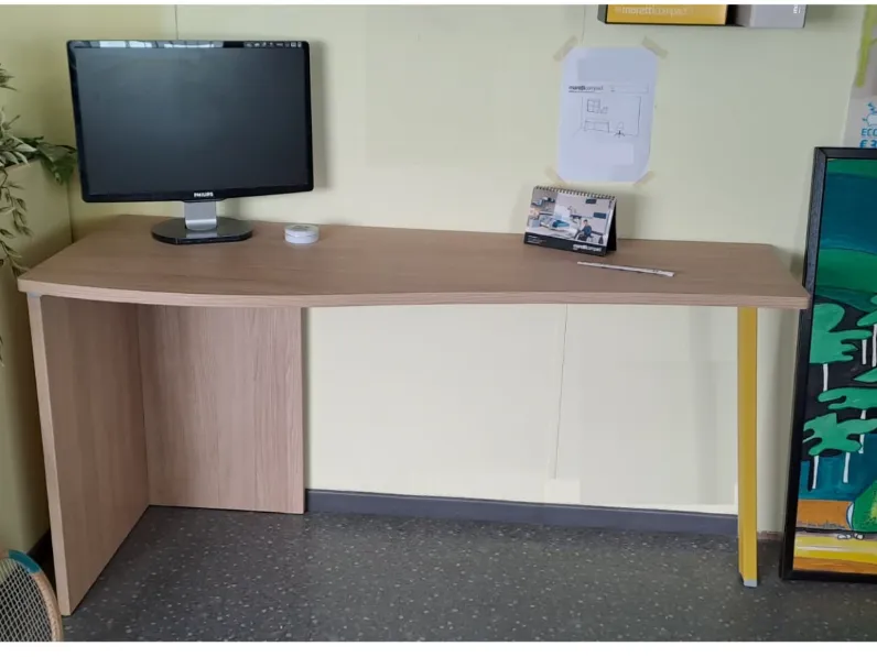 Scrivania operativa Sr12 in altro Moretti compact camerette a prezzo Outlet