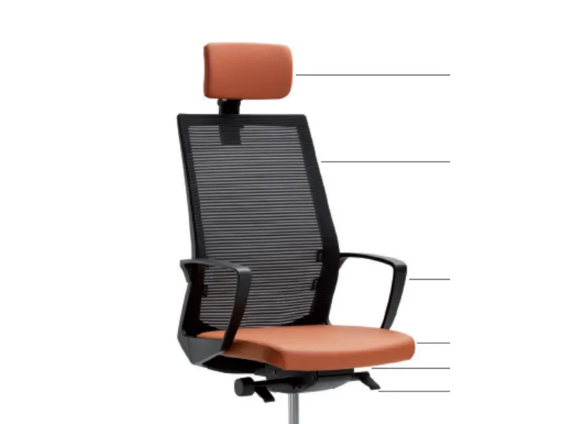 Scrivania direzionale in legno Ufficio completo rhea  a marchio Flycom a prezzi convenienti