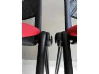 Set di 3 sedie: Cast rete + 2 Las Mobili in ecopelle a prezzo Outlet.