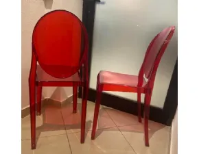 Sedia da ufficio  design ghost in in plastica Esprit nouveau a prezzo scontato