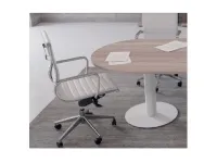 Tavolo riunione modello Plano round  Flycom in OFFERTA OUTLET