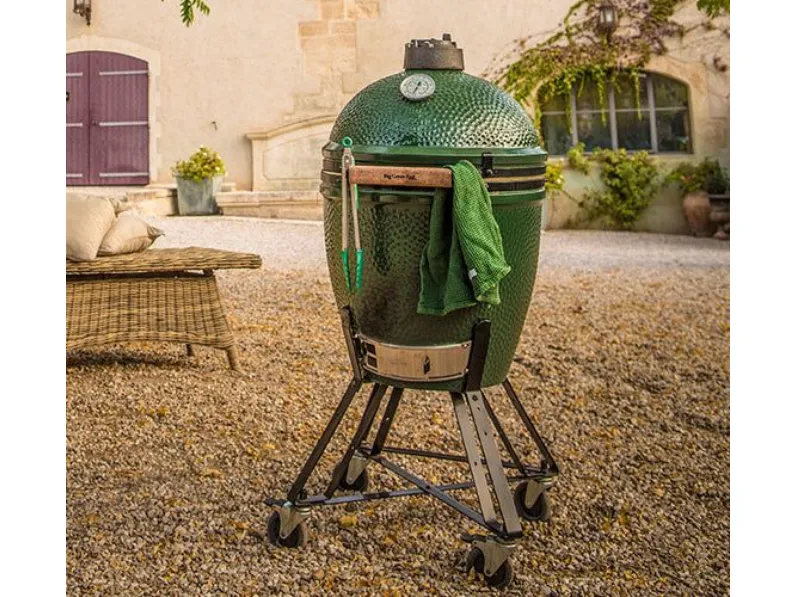 Barbecue large - cm 46 con supporto - big green egg Collezione esclusiva a prezzo Outlet