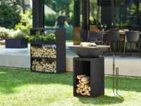 Barbecue Braciere da cottura ofyr classic storage black 85 Collezione esclusiva ad un prezzo davvero incredibile