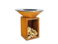 Barbecue Braciere da cottura ofyr classic storage corten 100 Collezione esclusiva ad un prezzo mai cos vantaggioso 