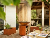 Barbecue Braciere da cottura ofyr classic storage corten 100 Collezione esclusiva ad un prezzo mai cos vantaggioso 