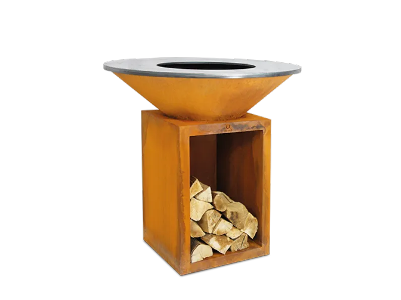 Barbecue Braciere da cottura ofyr classic storage corten 100 Collezione esclusiva ad un prezzo mai cos vantaggioso 