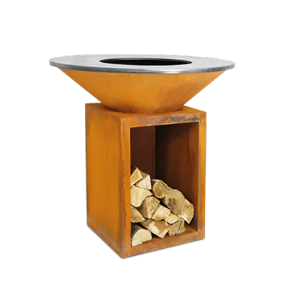 Barbecue Braciere da cottura ofyr classic storage corten 100 Collezione esclusiva ad un prezzo davvero incredibile