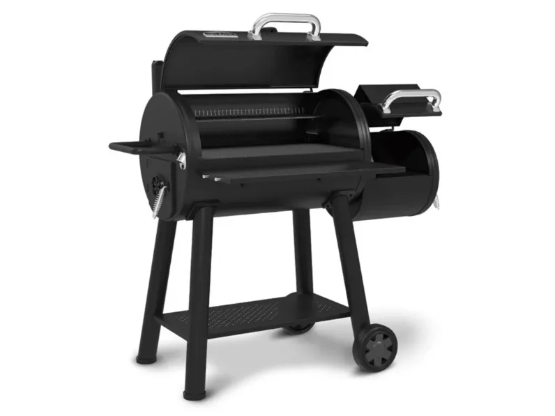 Barbecue modello Offset 500 affumicatore professionale a marchio Broil king in offerta 