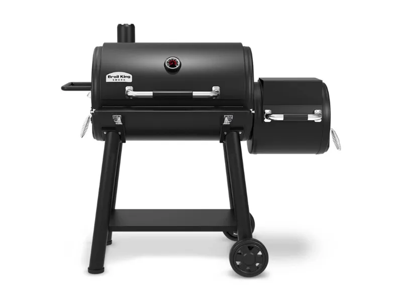 Barbecue modello Offset 500 affumicatore professionale a marchio Broil king in offerta 