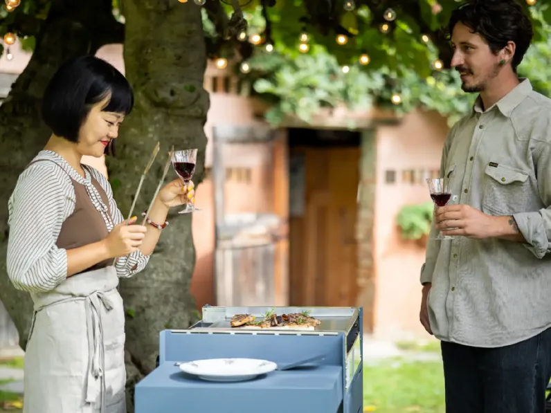 Barbecue Pro 05 scenario outdoor Artigianale a prezzo Outlet