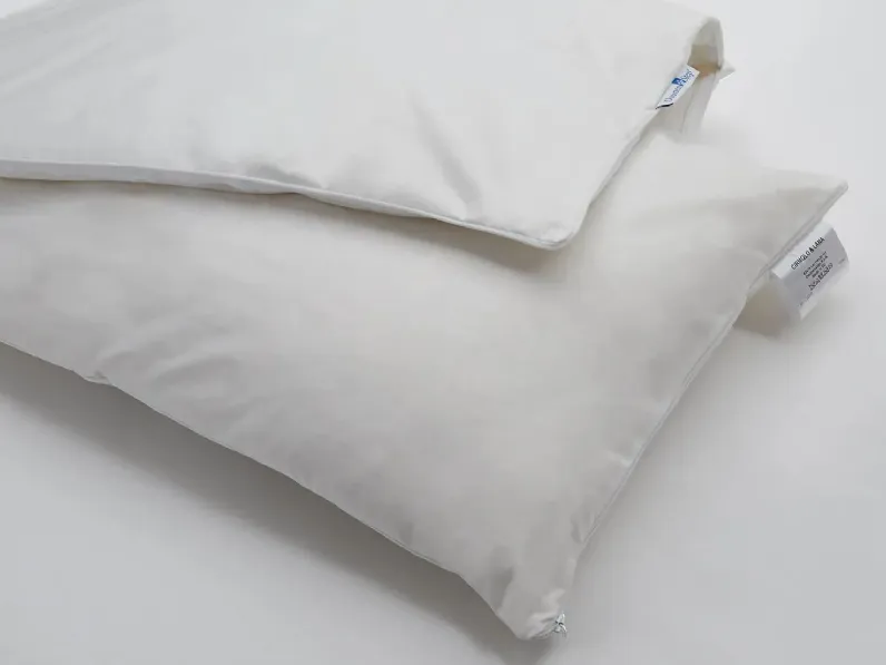 Cuscini letto in Piuma d'oca modello Perla cirmolo  Daunenstep a prezzo outlet scontato  affrettati