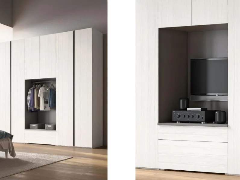 Camera da letto 103 Zg mobili in legno a prezzo Outlet