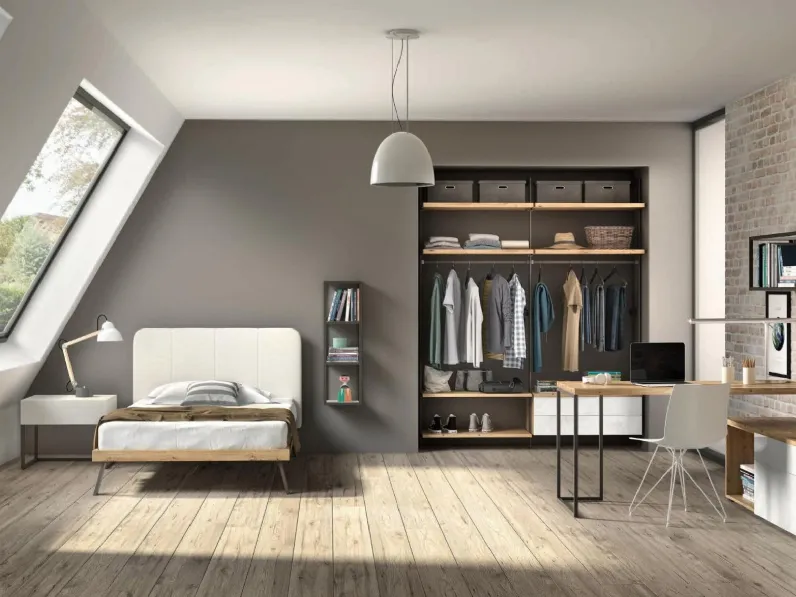Camera da letto 104 Zg mobili in legno in Offerta Outlet