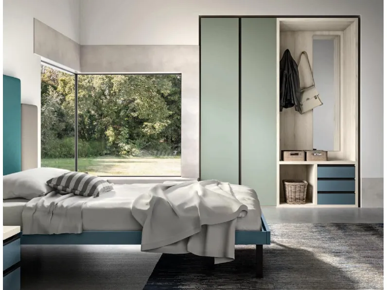 Camera da letto 106 Zg mobili in legno a prezzo Outlet
