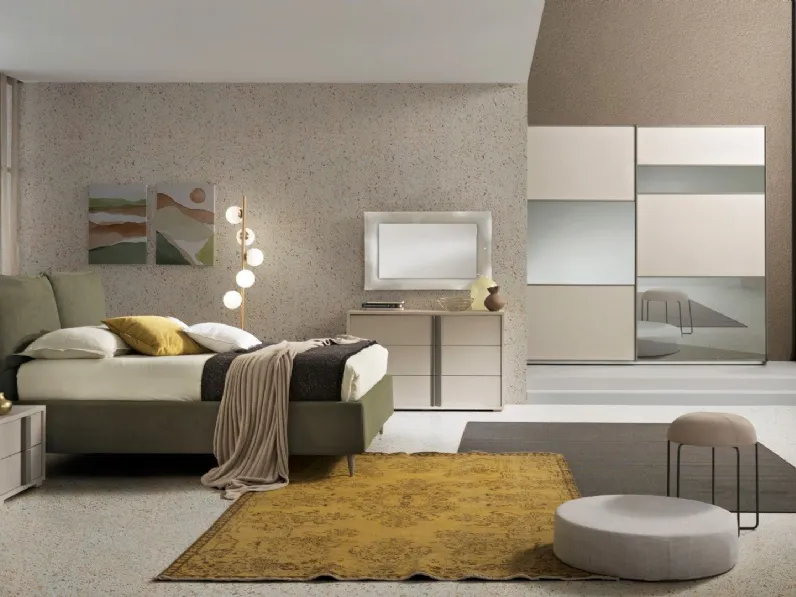 Camera da letto Abaco 125 Gierre mobili in laminato a prezzo scontato