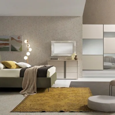 Camera da letto Abaco 125 Gierre mobili in laminato a prezzo scontato