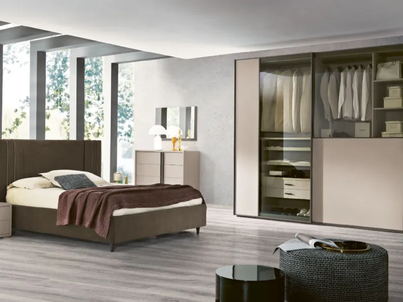 Camera da letto Abaco 145 Gierre mobili in laminato a prezzo scontato