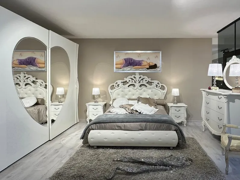 Camera da letto Angelica Artigianale in legno a prezzo scontato