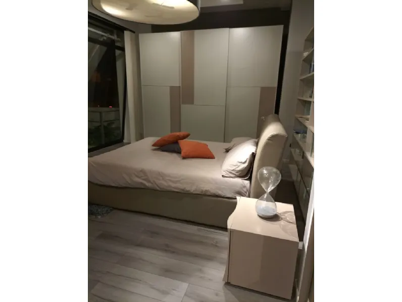 Camera da letto Antibes Febal in laccato opaco in Offerta Outlet