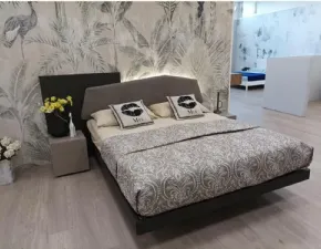 Camera da letto Antracite e cemento con armadio battente Artigianale PREZZI OUTLET
