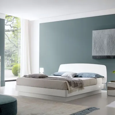 Camera da letto Apricale S75 in laccato opaco a prezzo Outlet