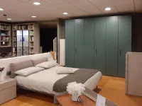 Camera da letto Armadio dandy, gruppo moove e letto tomasella piuma Zanette in laccato opaco in Offerta Outlet