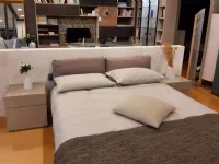 Camera da letto Armadio dandy, gruppo moove e letto tomasella piuma Zanette in laccato opaco in Offerta Outlet