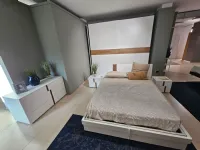 Camera da letto Armadio e gruppo letto tablet Tomasella in laccato lucido a prezzo ribassato