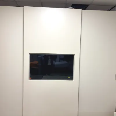 Camera da letto Armadio scorrevole   Sangiacomo in laccato opaco a prezzo Outlet