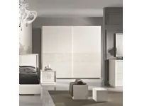 Camera da letto Artemide frassino bianco Euro design in legno a prezzo ribassato