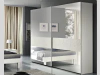 Camera da letto Artemide frassino bianco Euro design in legno a prezzo ribassato