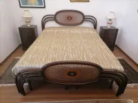 Camera da letto Artigianale in radica Marelli in legno a prezzo ribassato