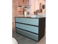 Camera da letto Atelier Adok in laccato opaco a prezzo ribassato