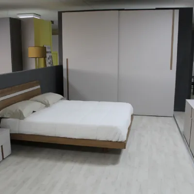 Camera da letto Athena Tomasella in laminato a prezzo Outlet
