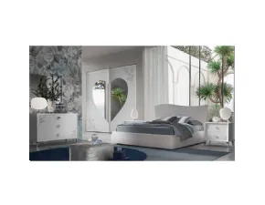 Camera da letto Aura Cecchini italia in ecopelle in Offerta Outlet