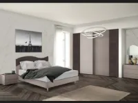 Camera da letto Basic Artigianmobili in tamburato a prezzo ribassato
