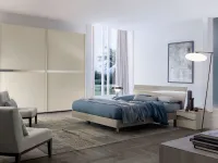 Camera da letto Battipaglia S75 in laccato opaco in Offerta Outlet